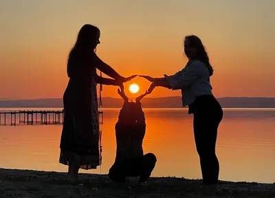 Family photoshoot on the Neusiedler See by Cathrin P