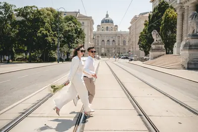Engagement photoshoot in Vienna by Ian P
