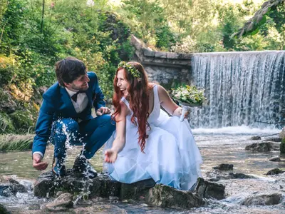 Wedding photoshoot in Salzburg by Lukas B