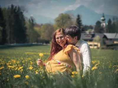 Maternity photoshoot in Salzburg by Lukas B