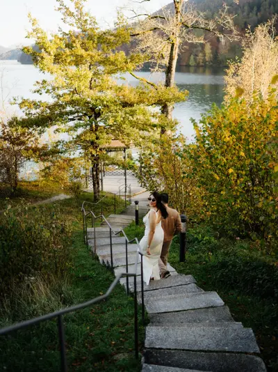Elopement photoshoot in Salzburg by Alisa P